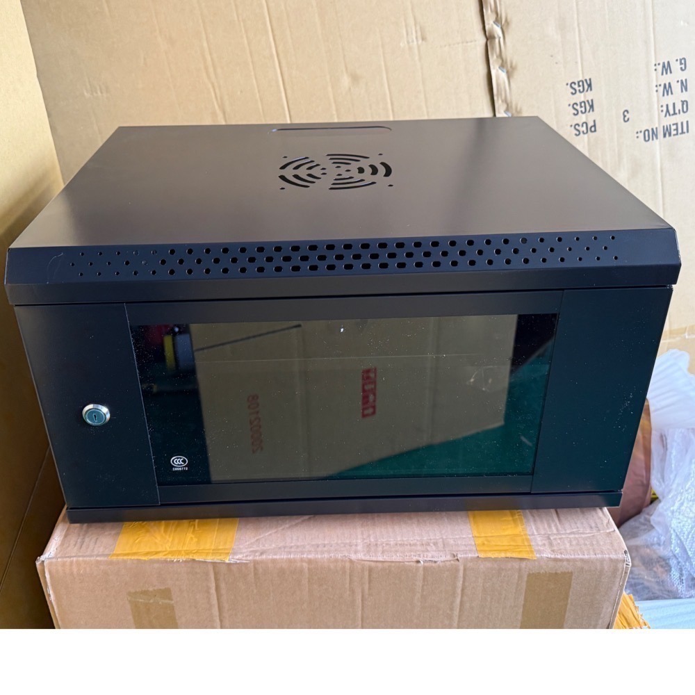 台灣出貨! 19吋 4U  6U 網路機櫃 壁掛機櫃 監控機櫃 資訊櫃 弱電箱-細節圖5