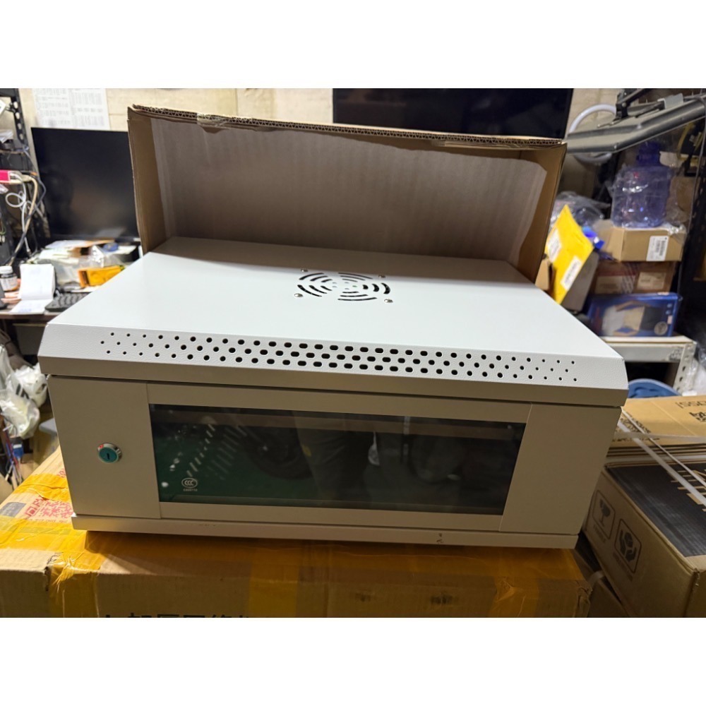 台灣出貨! 19吋 4U  6U 網路機櫃 壁掛機櫃 監控機櫃 資訊櫃 弱電箱-細節圖6