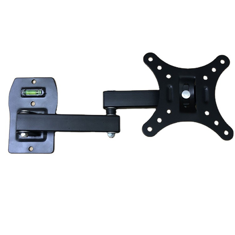 現貨 DF60A 10-32吋 24吋 22吋 19吋 小單臂左右搖擺通用 活動 旋轉 液晶螢幕 伸縮壁掛架-細節圖2