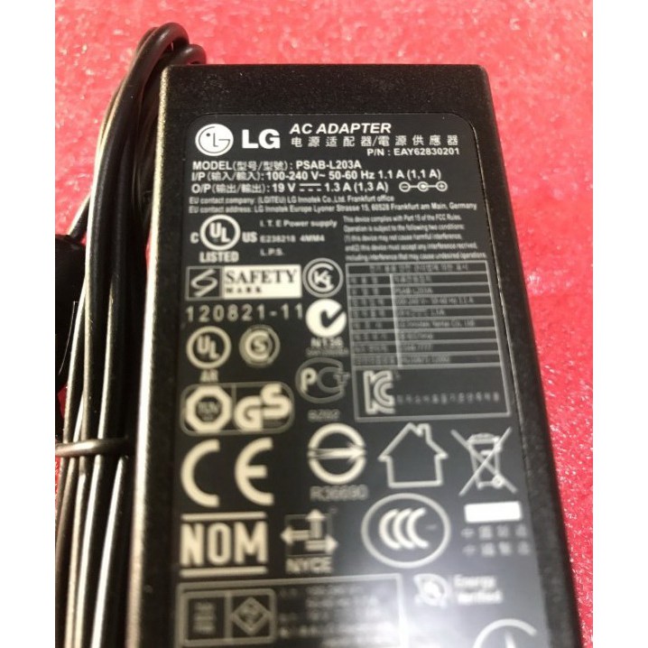 全新原裝 LG 螢幕用變壓器E2242C E1948SX 19V 1.3A 1.2A