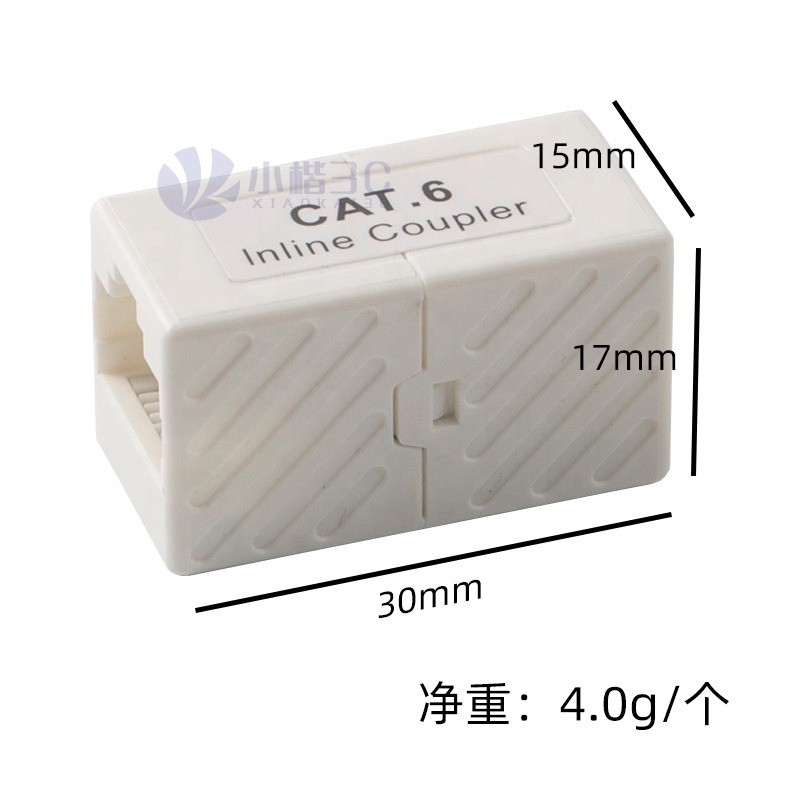 現貨 網路 CAT.6 CAT.5E 網路延長接頭 雙母頭 網路對接頭-細節圖2