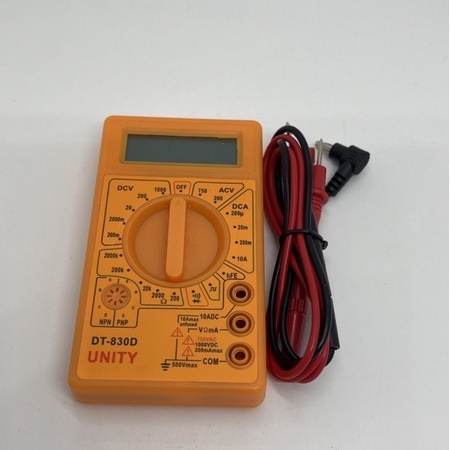 DT-830D 有聲進階版電子式三用電錶 數位式三用電表 簡易型的測電工具