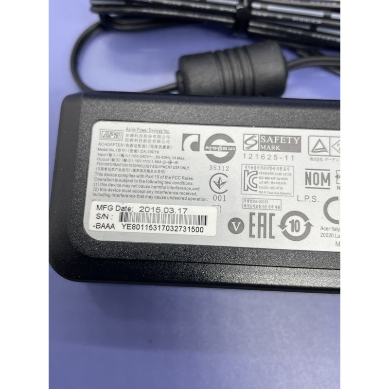 全新原廠 ACER 優派 螢幕用變壓器 19V 1.58A S200HL AOC E2180SWN 207LM00001-細節圖4