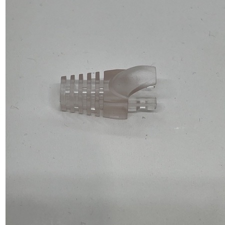 現貨 RJ45 網路水晶頭護套  CAT.6 內插式卡榫式 專業型不鬆脫#透明Cat.6 100pcs-細節圖3
