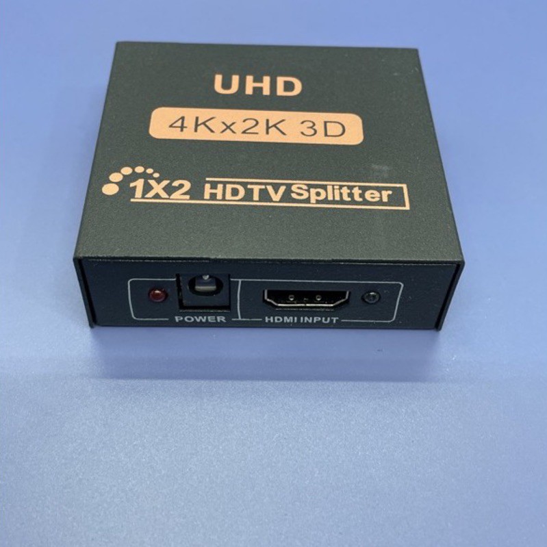 現貨 HDMI FullHD高畫質 HDMI 1.4版 分配器 支援3D 一分2　一分二 一進2出 4K×2K 帶電源