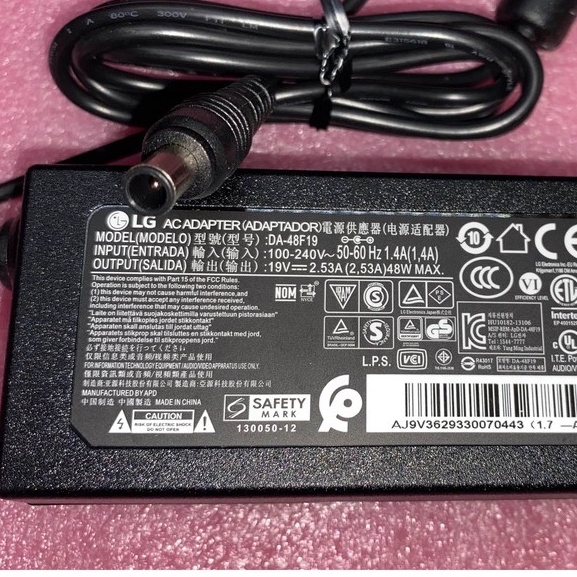 原裝 LG 19V 2.53A 液晶螢幕 變壓器 電源DA-48F19 PA-1650-64 29LN4510 PSAB-細節圖5