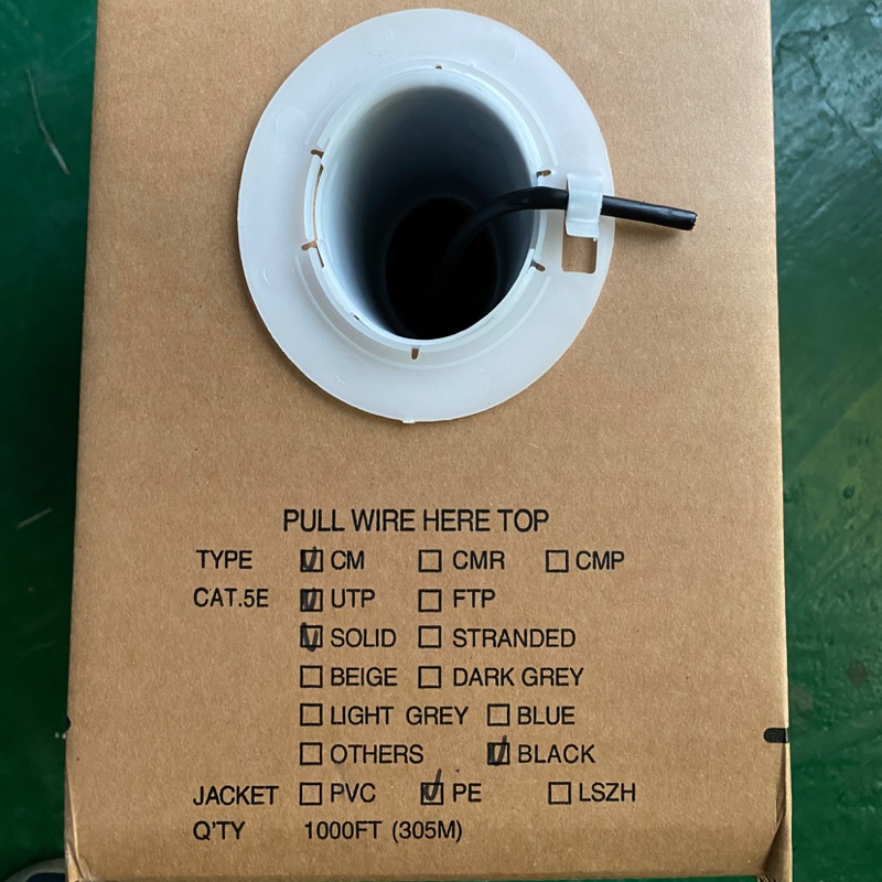 大同網路線 PE 戶外UTP CAT 5E  50M 50米-細節圖2