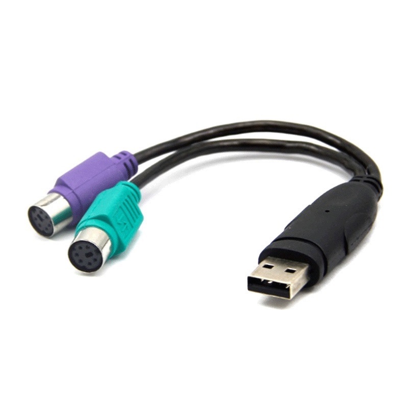 USB 轉 PS2 轉接線 ps2 鍵盤滑鼠 轉接線 usb to 掃描槍傳輸線