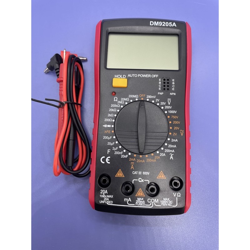 現貨 DT9205A 液晶顯示 三用電表 三用電錶  具蜂鳴功能 可測電容-款2-細節圖3
