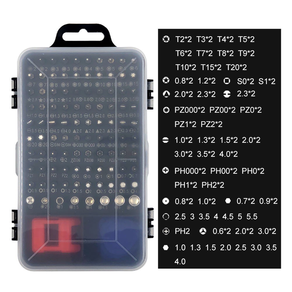 現貨 switch 手機 吹風機 維修 起子 Y形 Iphone 7 Plus Y形Y0.6  維修工具 115合1-細節圖4