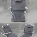 灰色帶扶手靠背椅背高61厘米