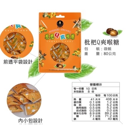 富強森 枇把Q爽喉糖-細節圖3