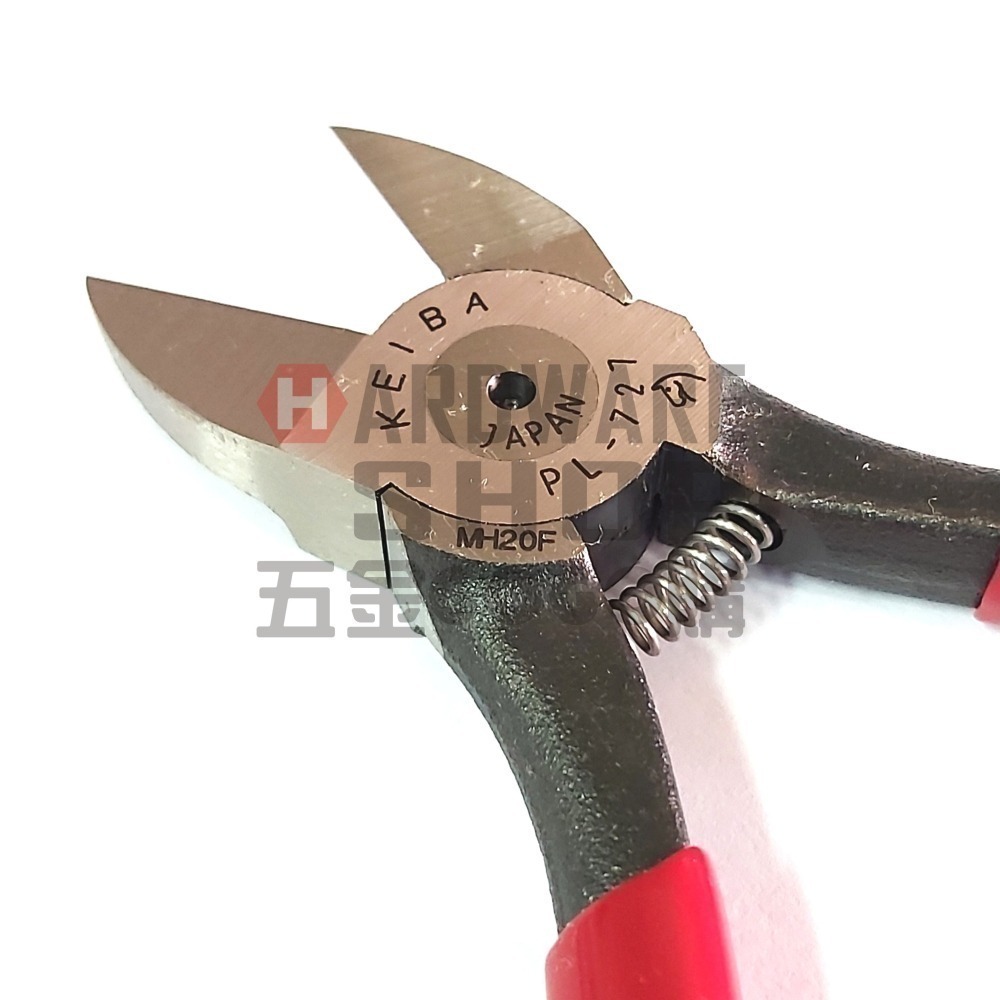 日本 KEIBA 馬牌 PL-727 塑膠 斜口鉗 7＂ 175 m/m （刃先形状：平口） PL727-細節圖3