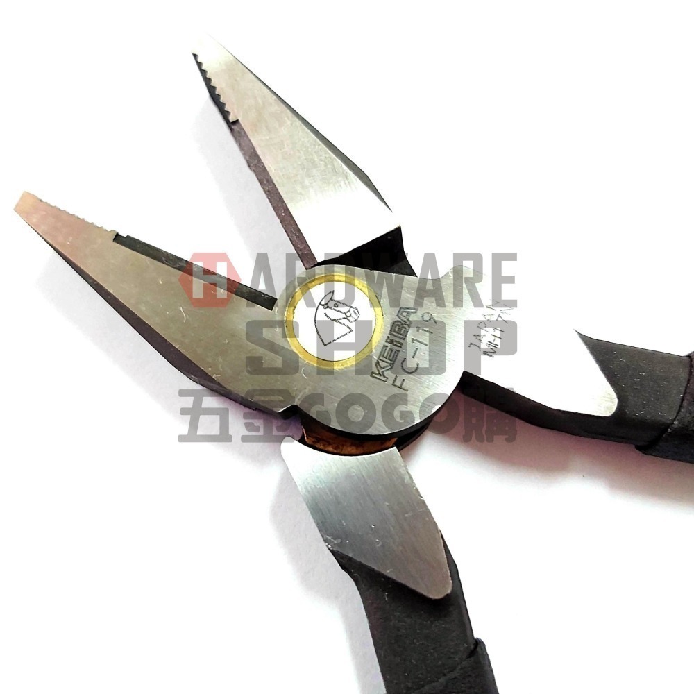 日本 KEIBA 馬牌 FC-119 砲金 偏心 省力 鋼絲鉗 9＂ 220 m/m 倍力 老虎鉗 FC119-細節圖5