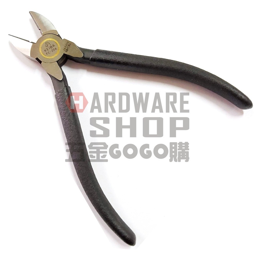 日本 KEIBA 馬牌 FC-206 砲金 強力 斜口鉗 6＂ 150 m/m 倍力 斜口鉗 FC206-細節圖4