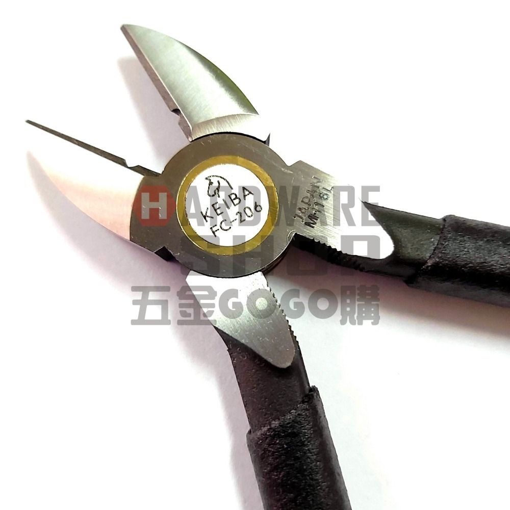 日本 KEIBA 馬牌 FC-206 砲金 強力 斜口鉗 6＂ 150 m/m 倍力 斜口鉗 FC206-細節圖5