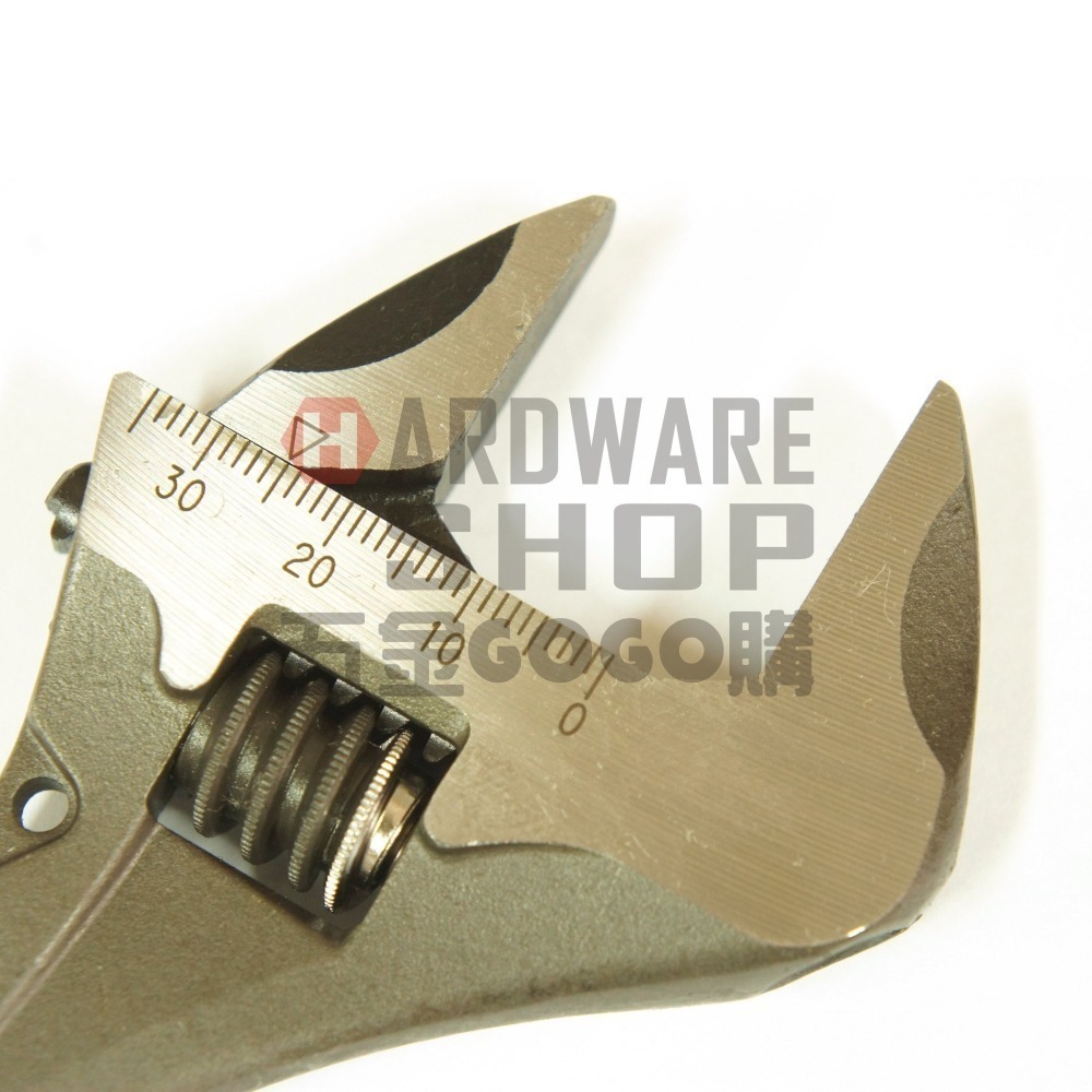 日本 TOP ZERO HM-32 輕量 大開口 活動板手 8＂ ハイパーモンキ 活動扳手 HM32-細節圖4