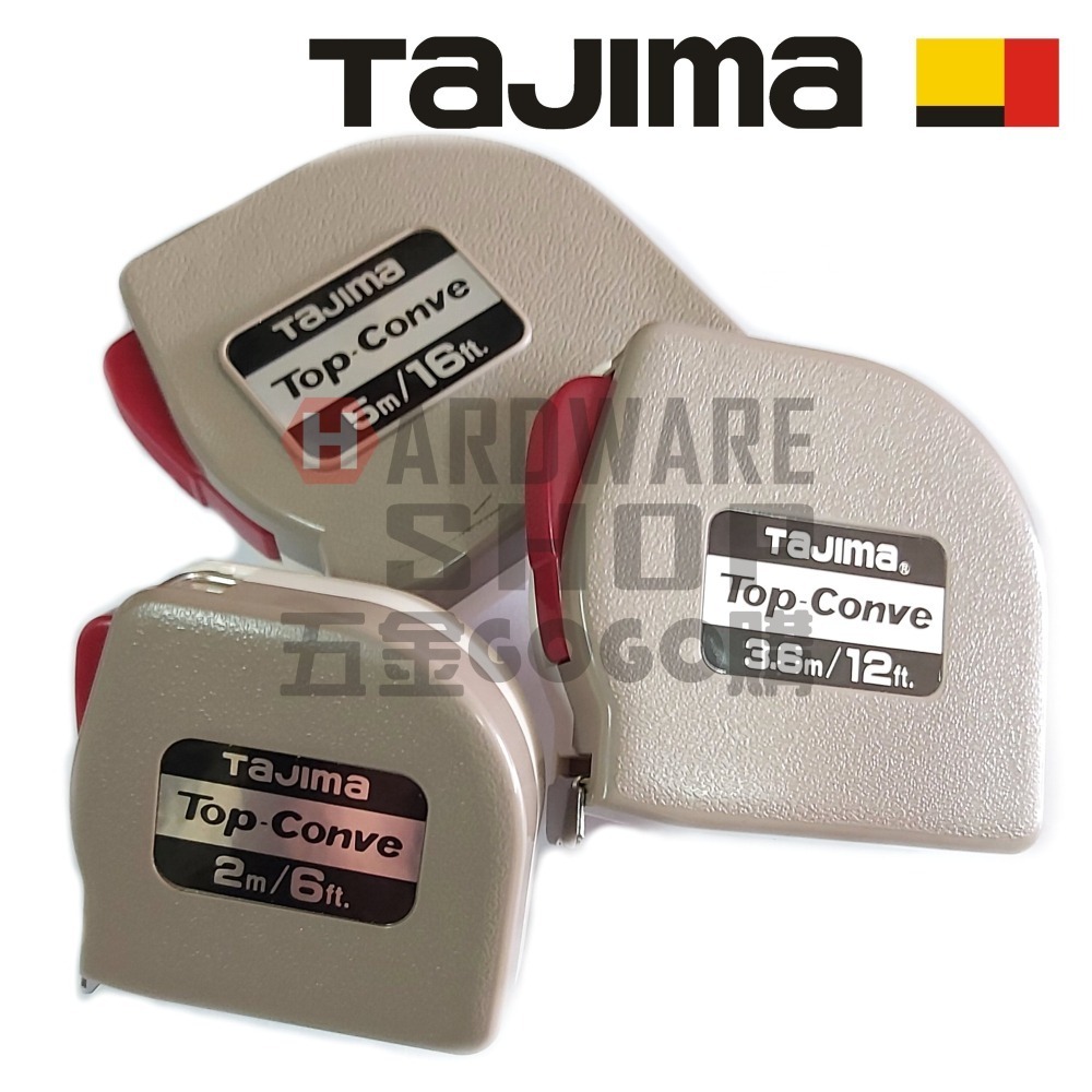 日本 TAJIMA 田島 Top Conve 捲尺 5M 卷尺 自動捲尺 自動煞 5米 英吋/公分-細節圖4
