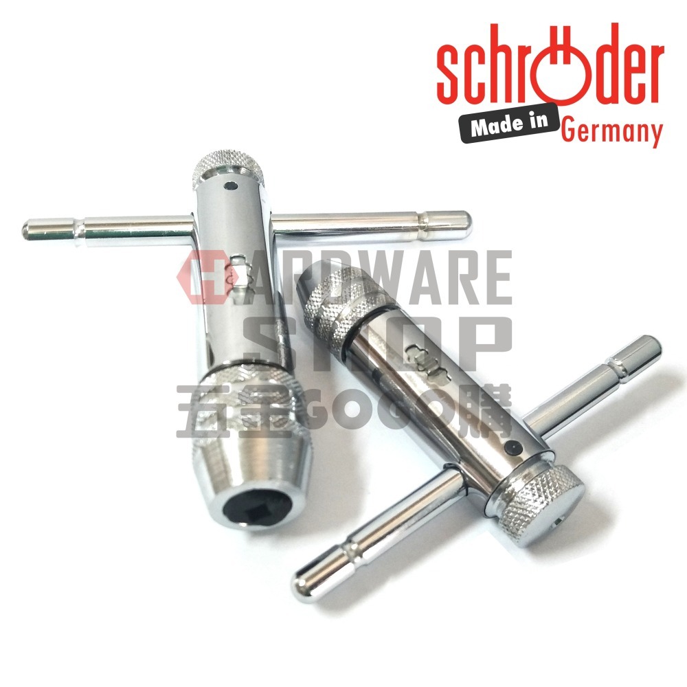 德國 SCHRODER 速可螺 4.006.4 T型 棘輪 絲攻板手 螺絲攻 扳手 自動 攻牙扳手M3~M8 52/1-細節圖5