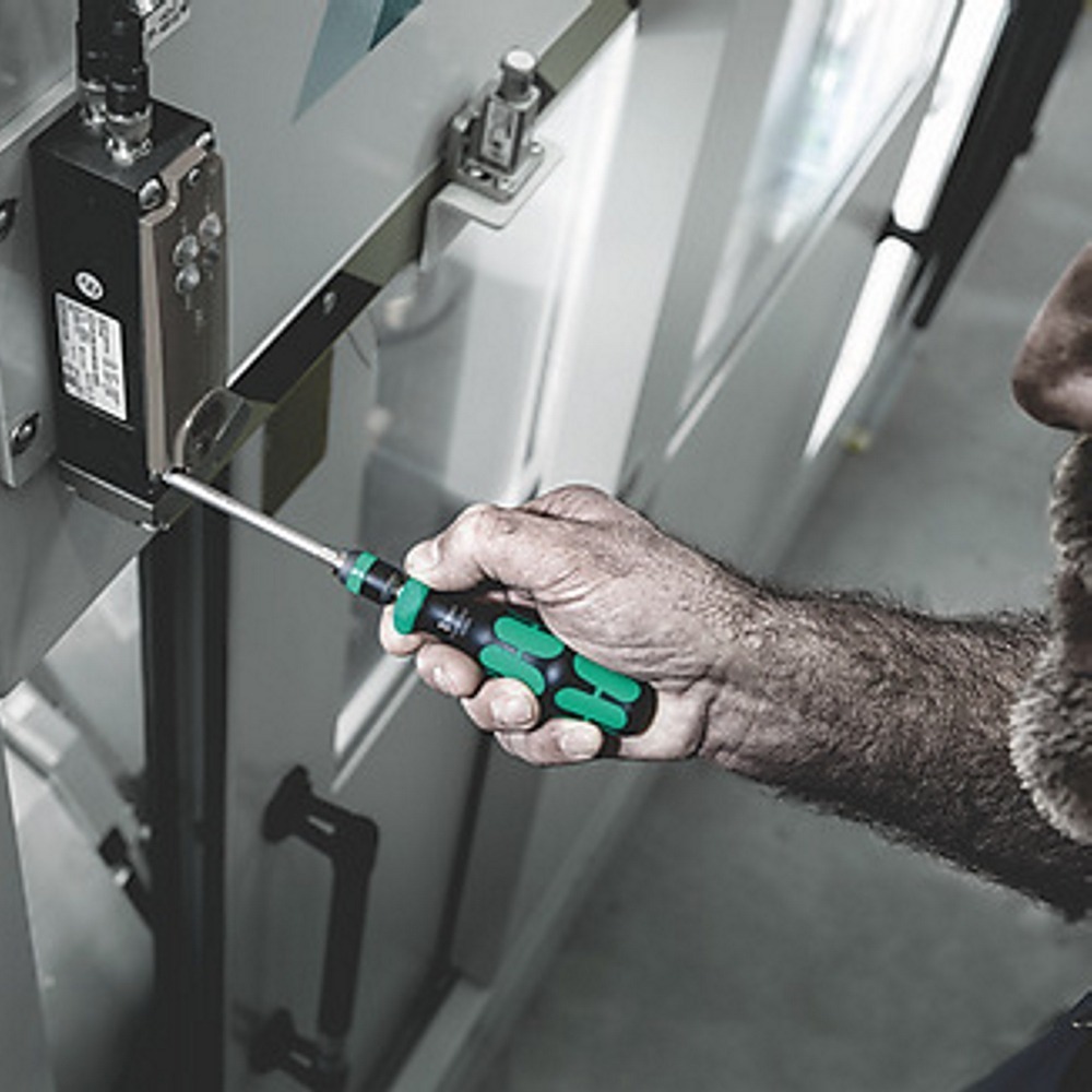 德國 WERA 838 RA-R M 36齒 1/4＂ 起子頭 快脫 棘輪起子 把手 051493 123.5mmL-細節圖7