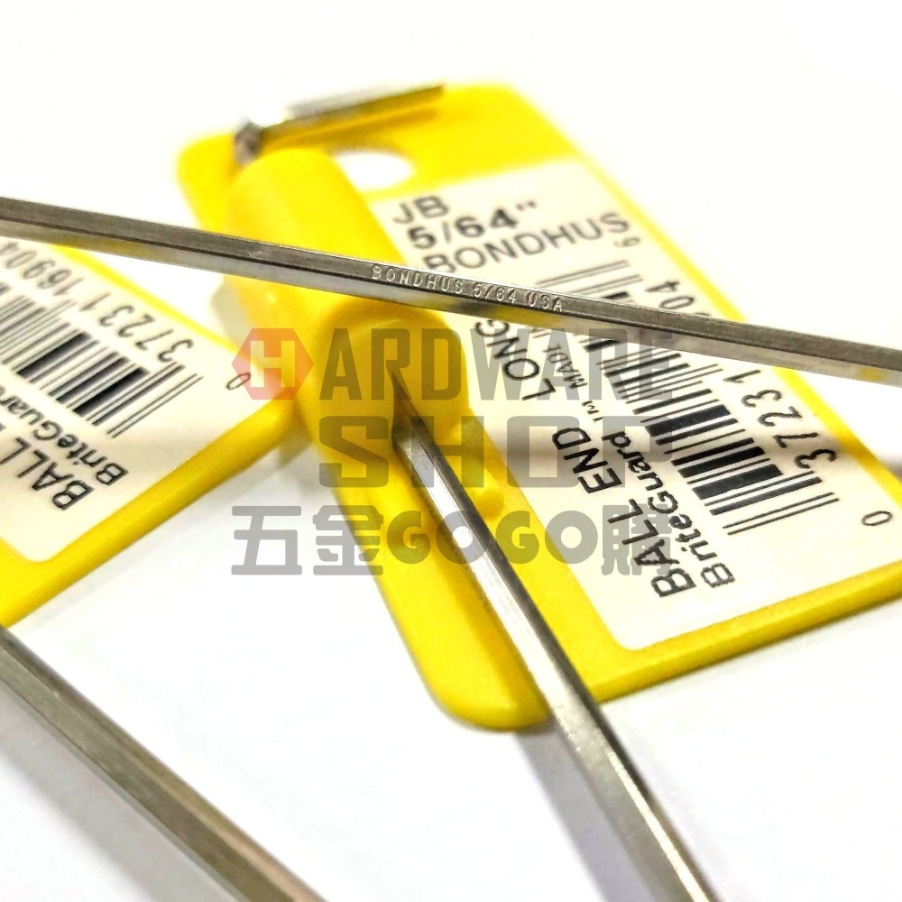 美國 BONDHUS 英制 16904 5/64 白金 球型 六角板手 球頭 六角扳手-細節圖5