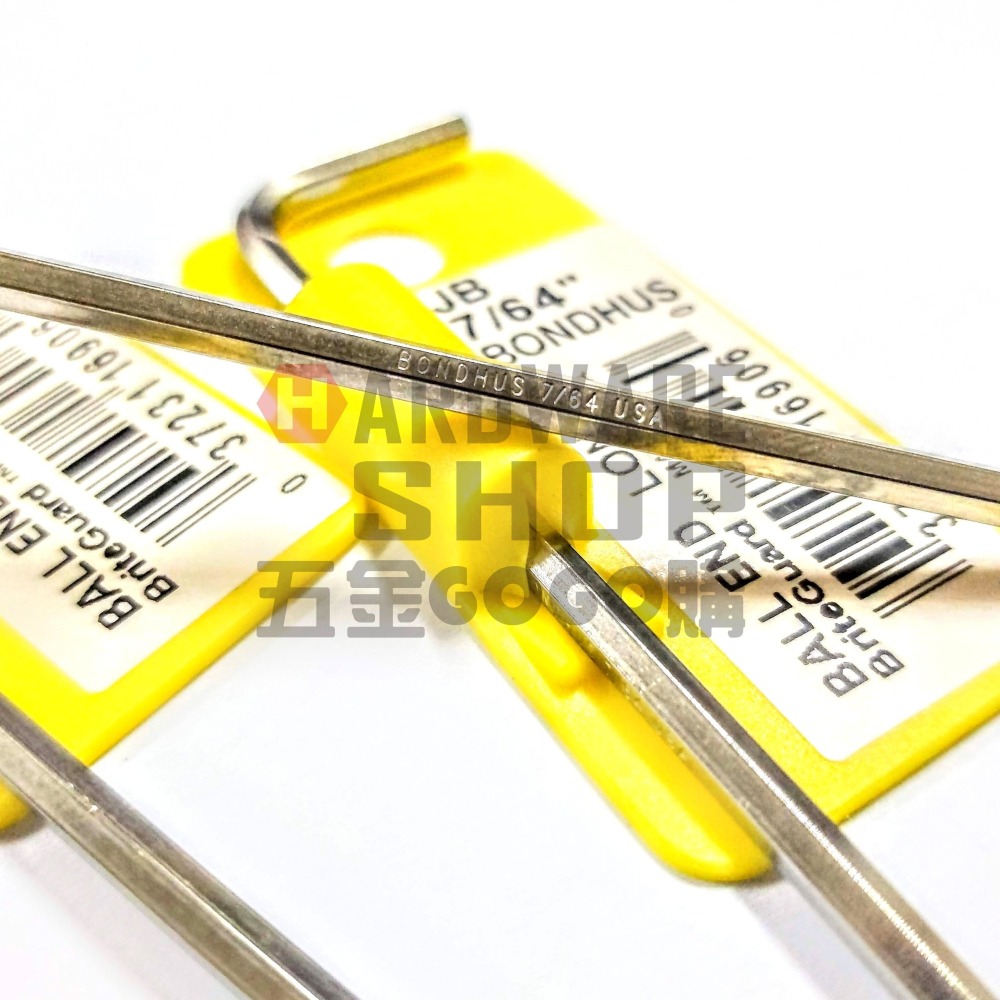 美國 BONDHUS 英制 16906 7/64 白金 球型 六角板手 球頭 六角扳手-細節圖5