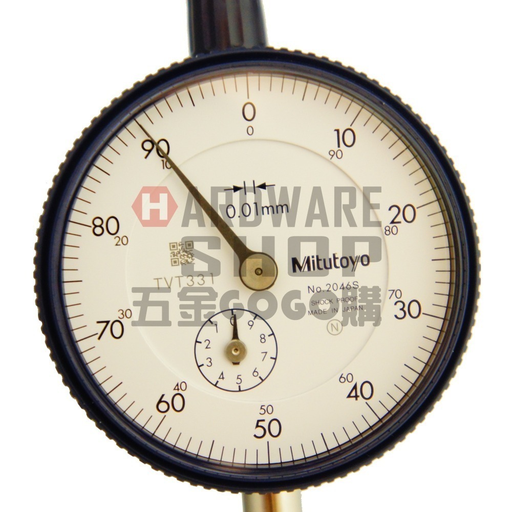 日本 三豐 Mitutoyo 2046S 針盤式 指示量錶 百分表 百分錶 2046 S 量表-細節圖4