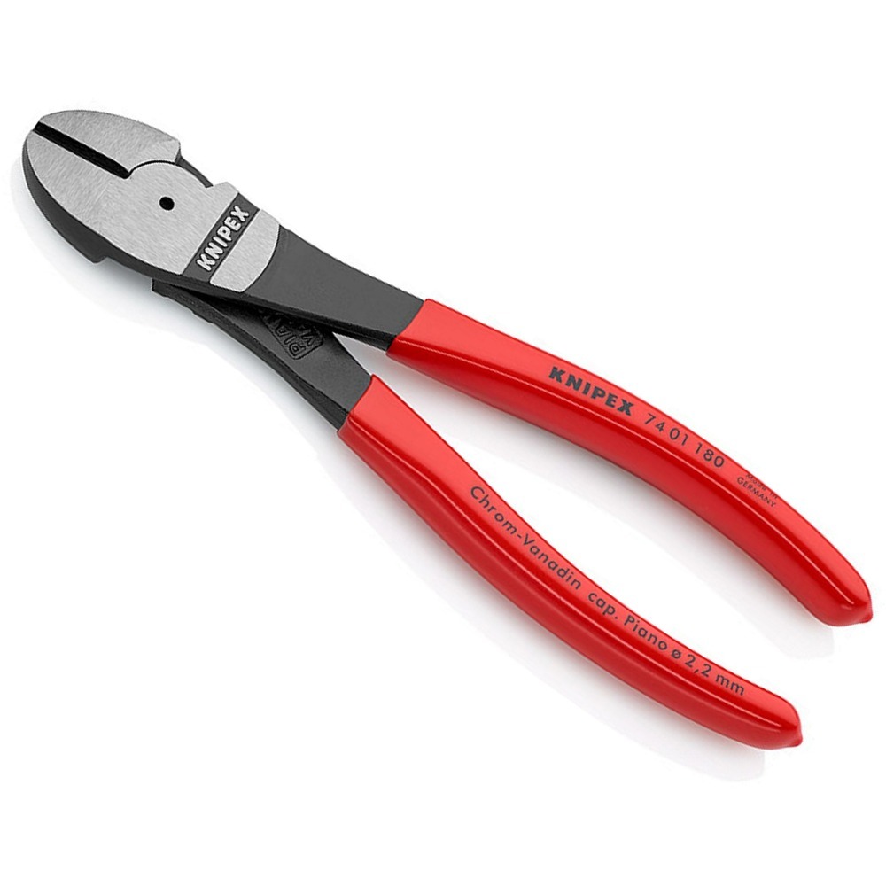 德國 KNIPEX 74 01 180 強力 重型 斜口鉗 7＂ 180mm 7401180-細節圖5