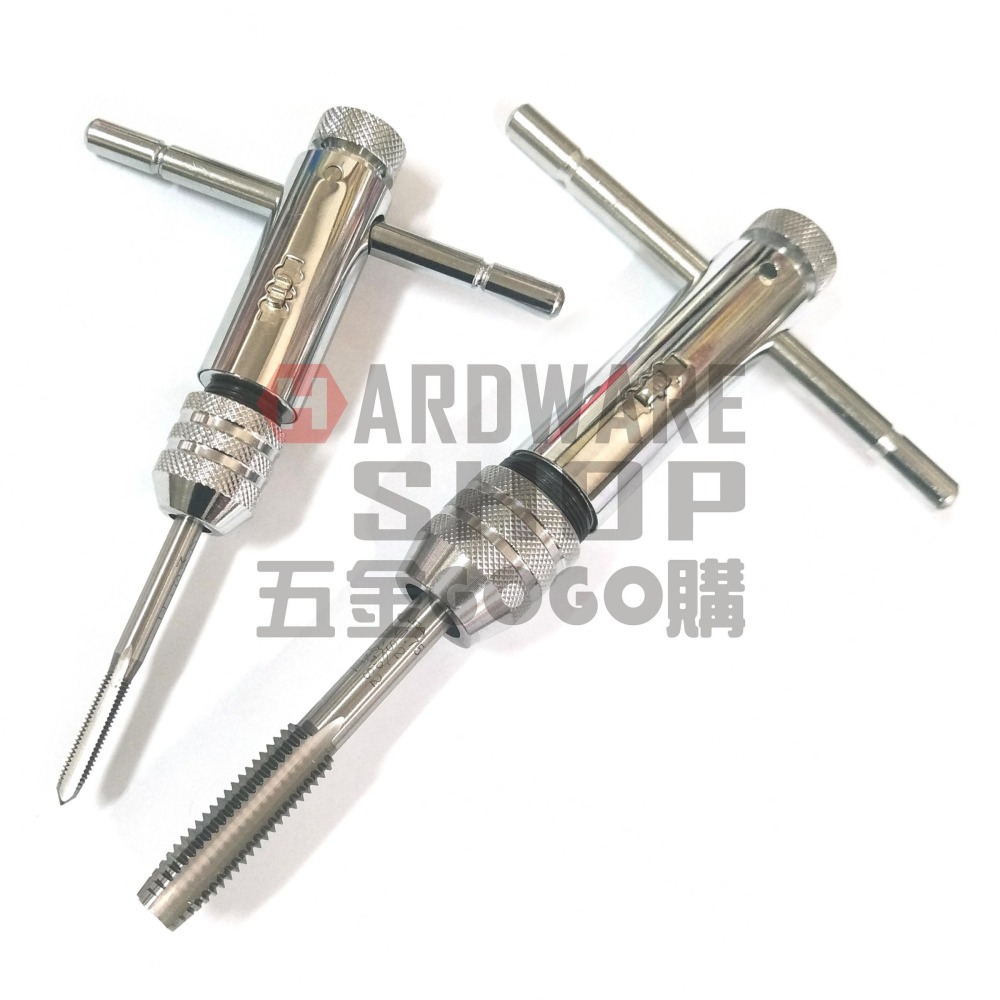 美國 WISDOM 45-TH12-1 棘輪 絲攻板手 T型 棘輪 螺絲攻 扳手 自動 攻牙扳手 M5-M12-細節圖6