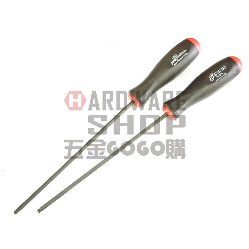 美國 BONDHUS 公制 10760 4.0 mm 超長 六角起子 球型 六角板手 球頭 六角扳手 4mm-細節圖5
