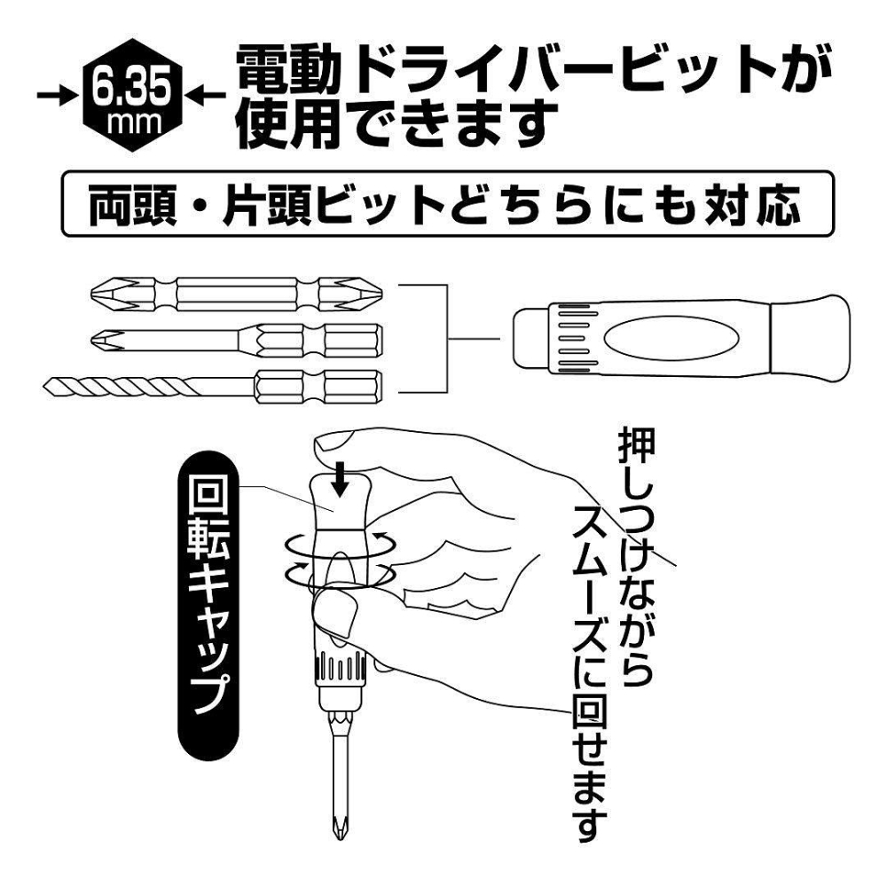 日本 ANEX 兼古製作所 精密 替換式 起子組 No.3614 起子頭 替換 起子組 起子把手-細節圖5