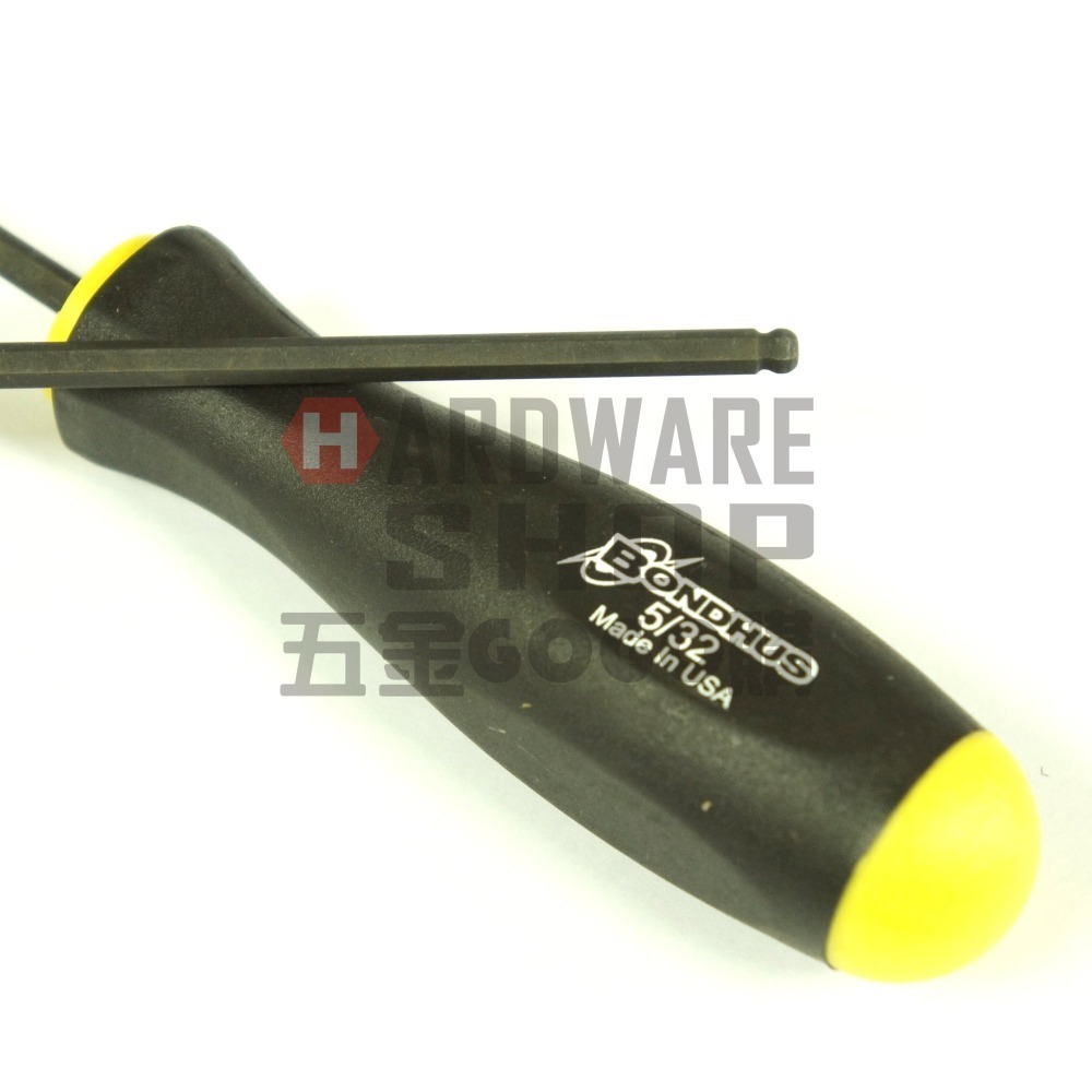 美國 BONDHUS 英制 10709 5/32 超長 六角起子 球型 六角板手 球頭 六角扳手-細節圖4