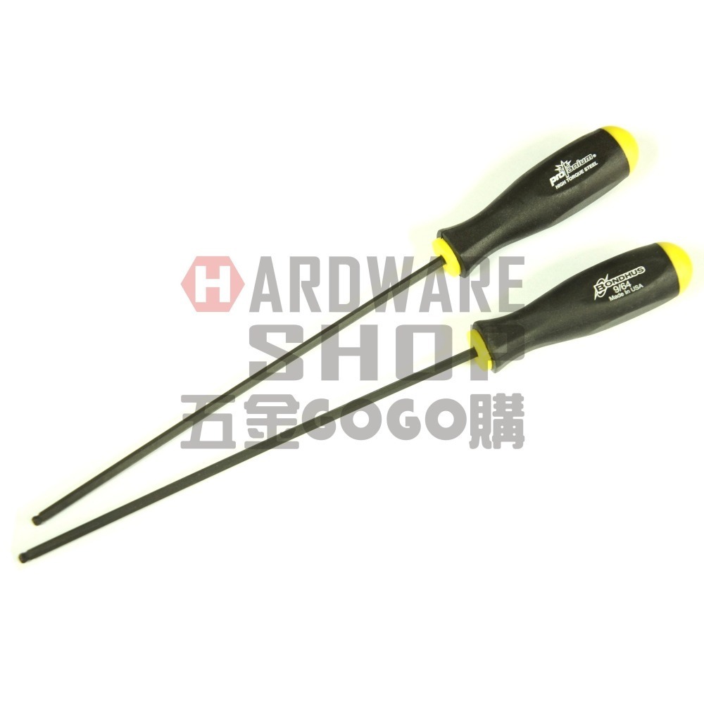 美國 BONDHUS 英制 10708 9/64 超長 六角起子 球型 六角板手 球頭 六角扳手-細節圖5