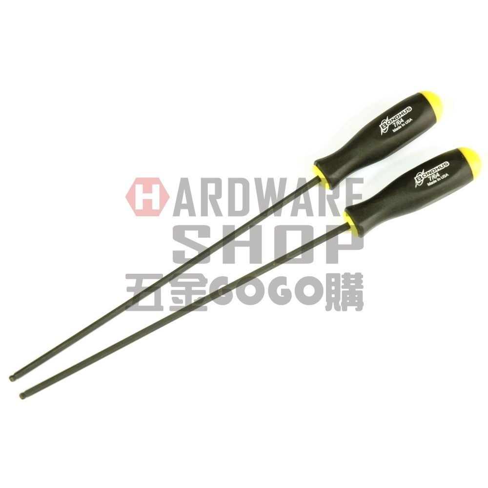 美國 BONDHUS 英制 10706 7/64 超長 六角起子 球型 六角板手 球頭 六角扳手-細節圖5