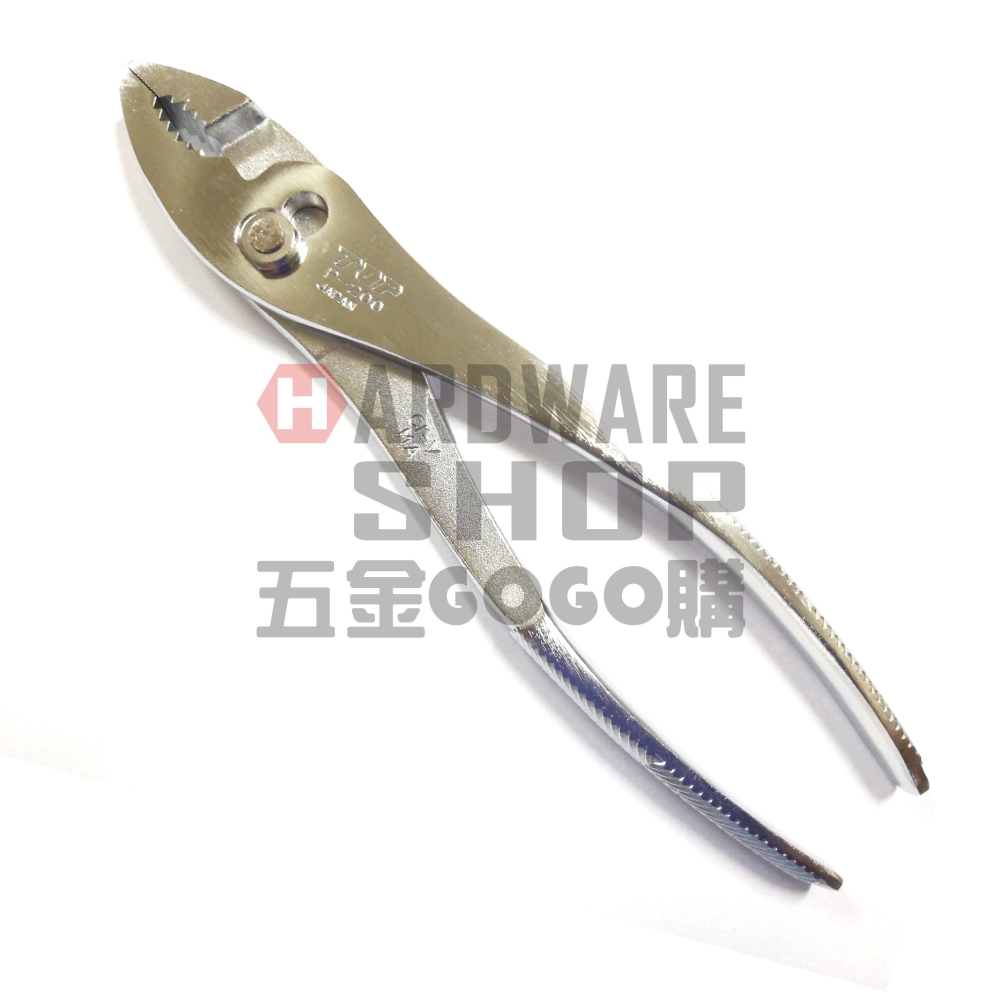 日本 TOP 鯉魚鉗 コンビネーションプライヤ 8＂ P-200 200 m/m L P200-細節圖3