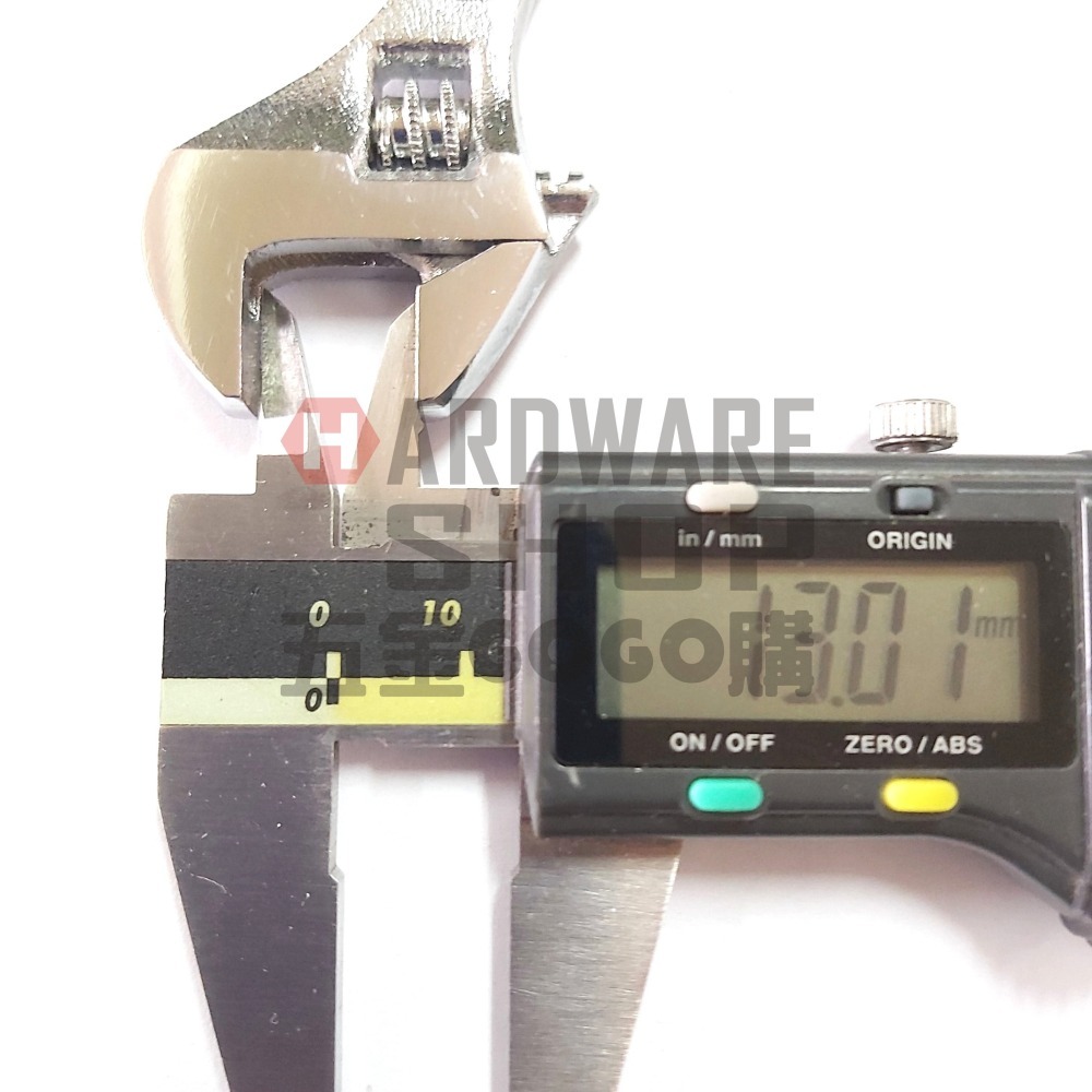 台灣 ALSTRONG MN-4＂ 標準式 活動板手 100mm 活動扳手 最大開口13mm MN4-細節圖3