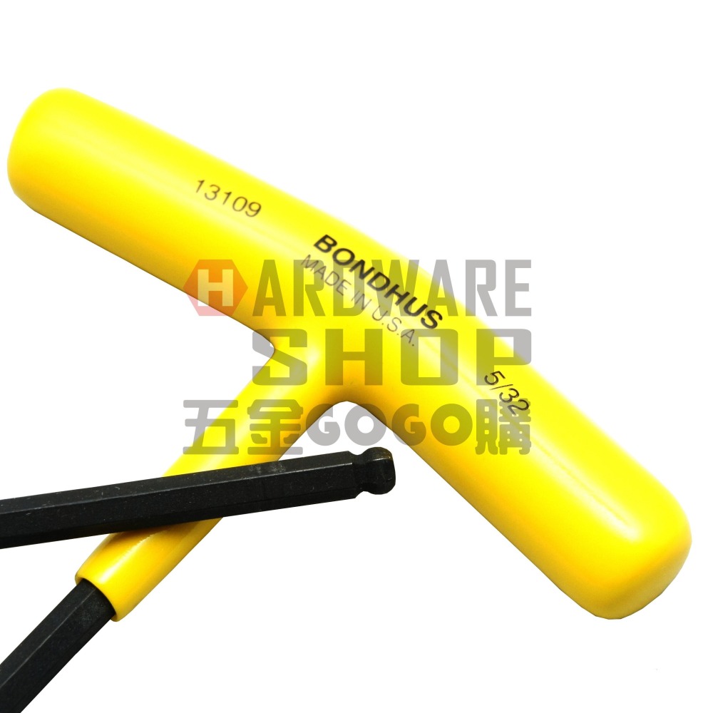 美國 BONDHUS 英制 13109 5/32 T型 超長 球型 六角板手 球頭 六角扳手-細節圖5