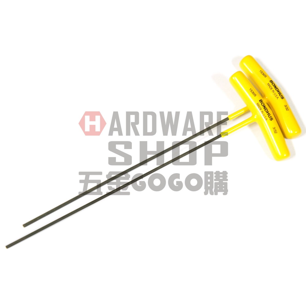 美國 BONDHUS 英制 15305 3/32 T型 超長 六角板手 六角扳手-細節圖3