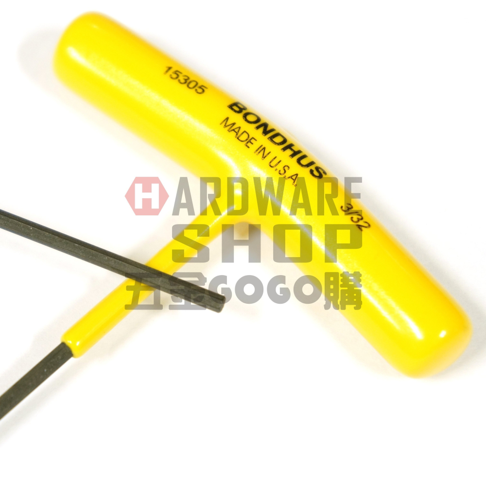 美國 BONDHUS 英制 15305 3/32 T型 超長 六角板手 六角扳手-細節圖4