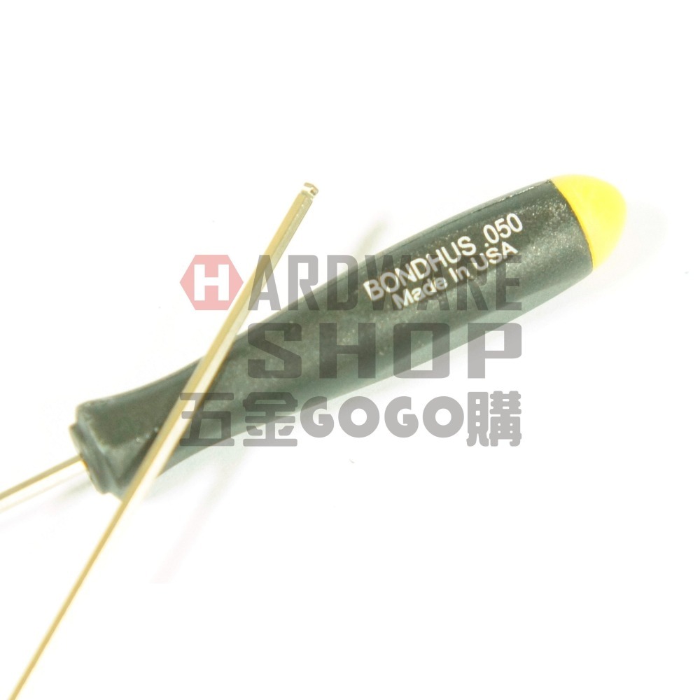美國 BONDHUS 英制 16602 0.05＂ 白金 六角起子 球型 六角板手 球頭 六角扳手-細節圖3