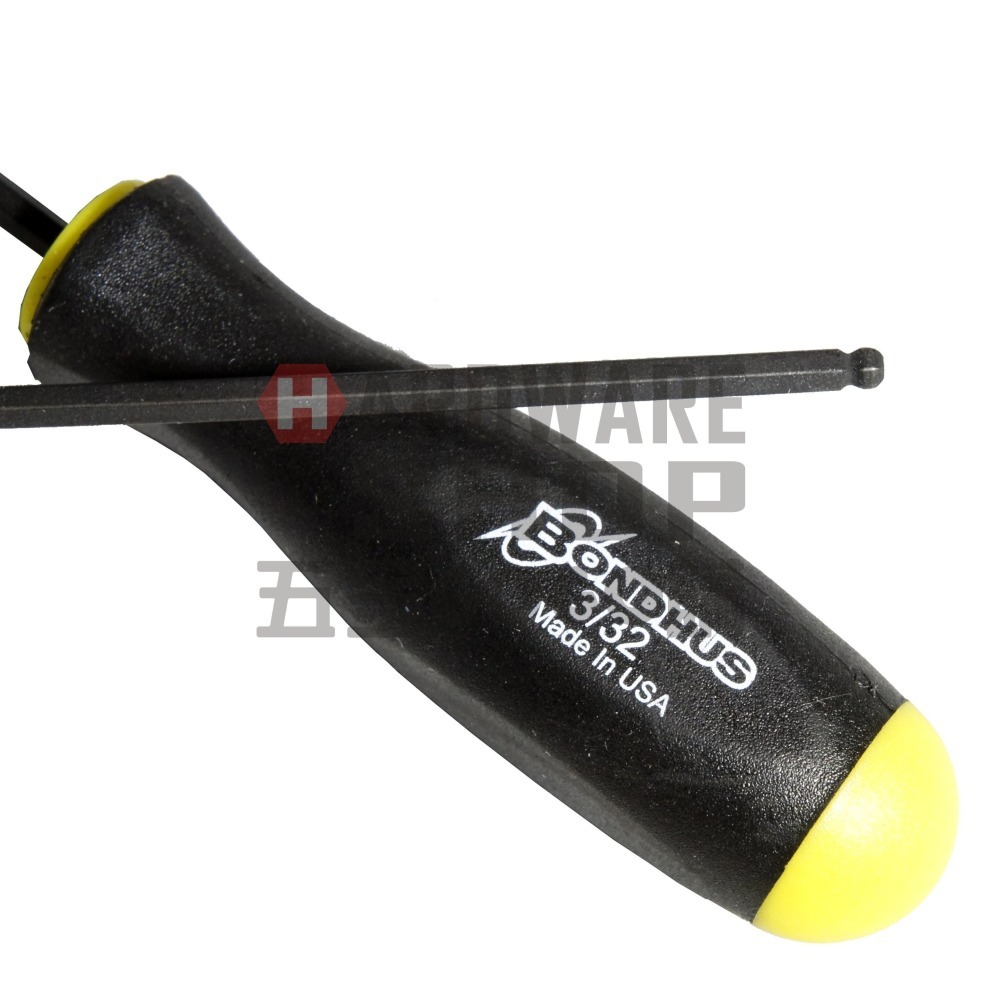 美國 BONDHUS 英制 3705 3/32 特長 六角起子 球型 六角板手 球頭 六角扳手-細節圖4