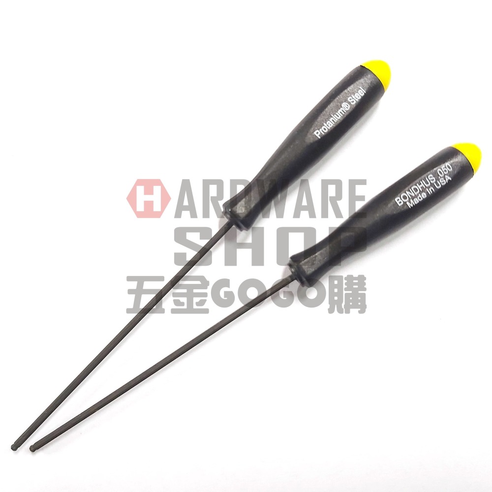 美國 BONDHUS 英制 10602 0.05＂ 六角起子 球型 六角板手 球頭 六角扳手-細節圖6