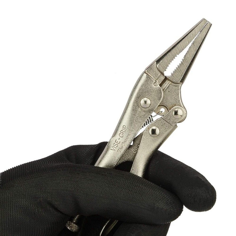 美國 IRWIN VISE-GRIP 握手牌 尖嘴 萬能鉗 4LN 4＂ 尖口 大力鉗 固定鉗-細節圖4