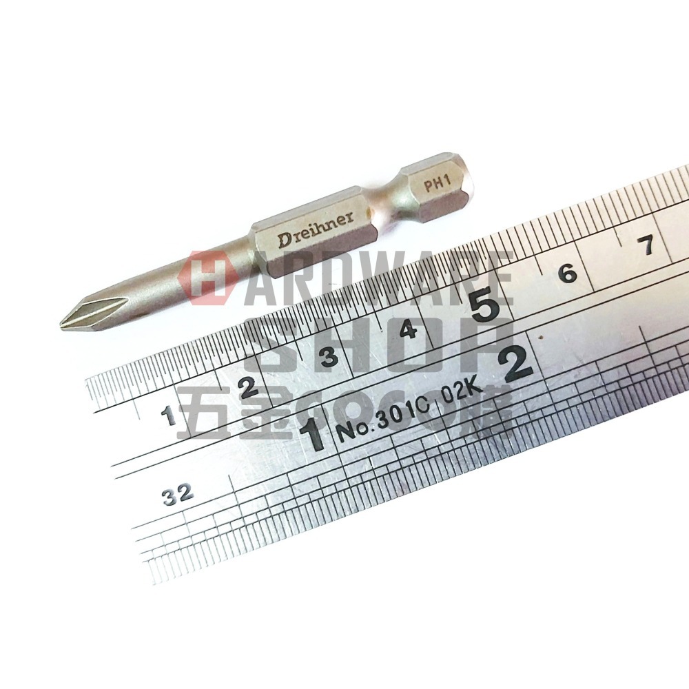 單頭 起子頭 十字 PH1 × 50L 車修十字起子頭 PH1 50 mm-細節圖2