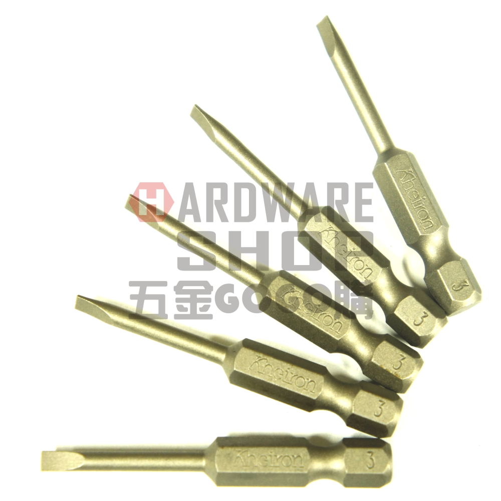 單頭 起子頭 一字 3.0 × 50 L 車修一字起子頭 0.5×3.0 50 mm-細節圖3