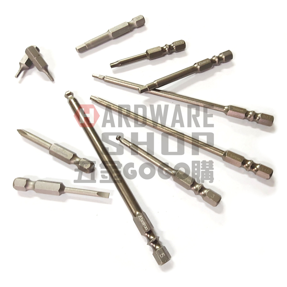 單頭 起子頭 一字 3.0 × 50 L 車修一字起子頭 0.5×3.0 50 mm-細節圖4