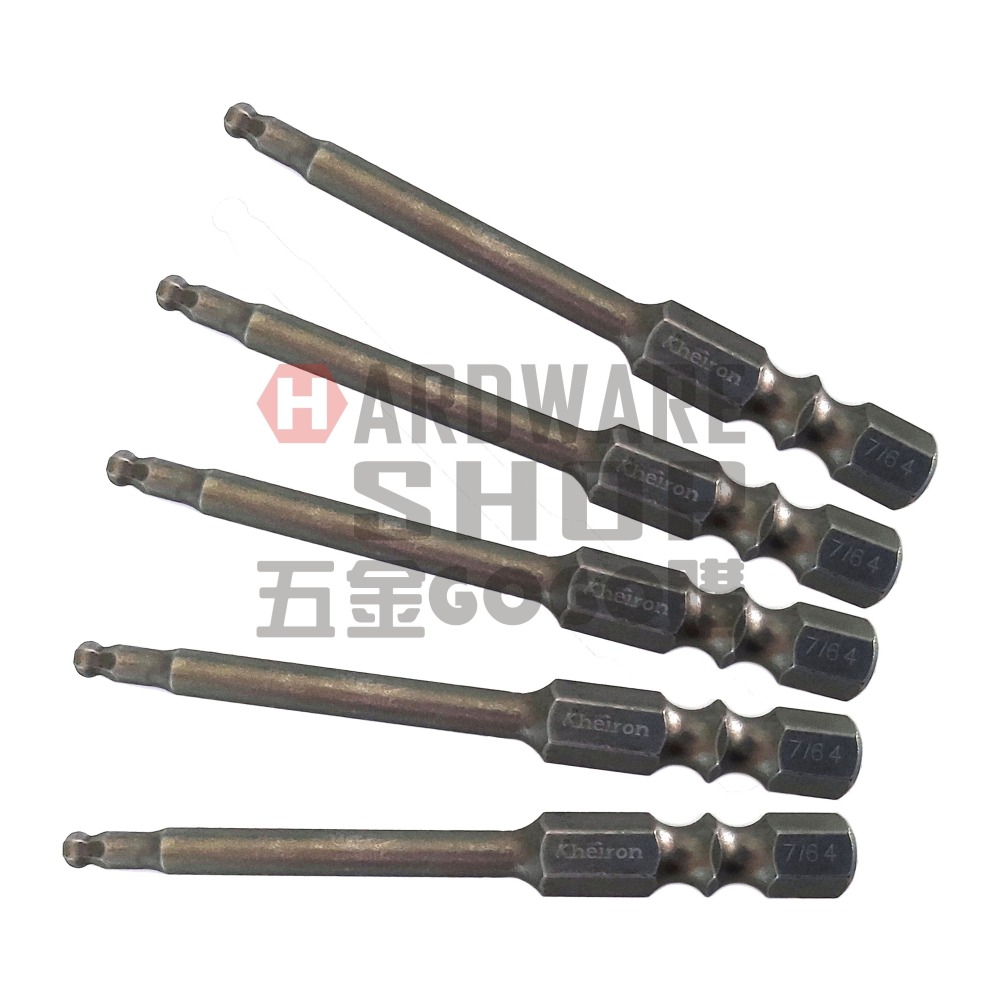 六角 球型 起子頭 英制 7/64 × 65L 車修 球頭 六角起子 六角板手 六角扳手 7/64＂ × 65 mm-細節圖3