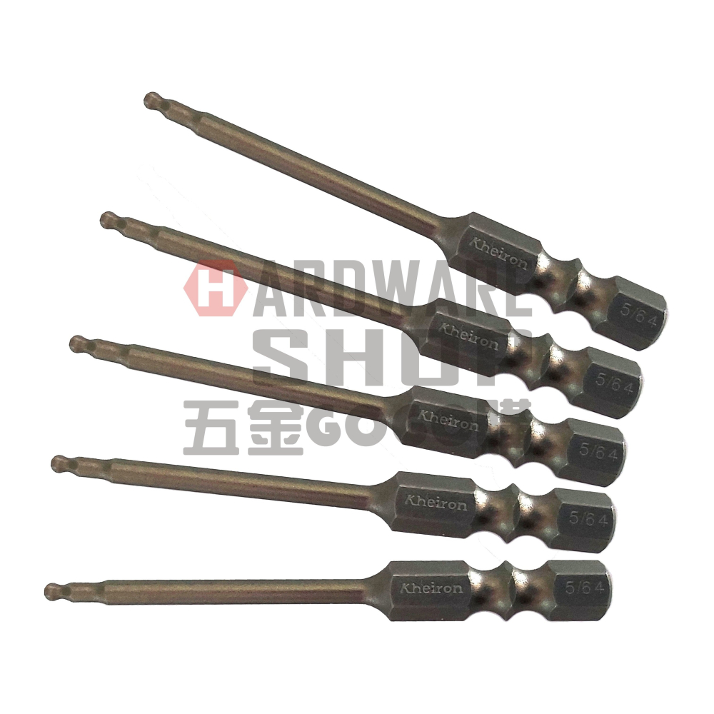 六角 球型 起子頭 英制 5/64 × 65L 車修 球頭 六角起子 六角板手 六角扳手 5/64＂ × 65 mm-細節圖3