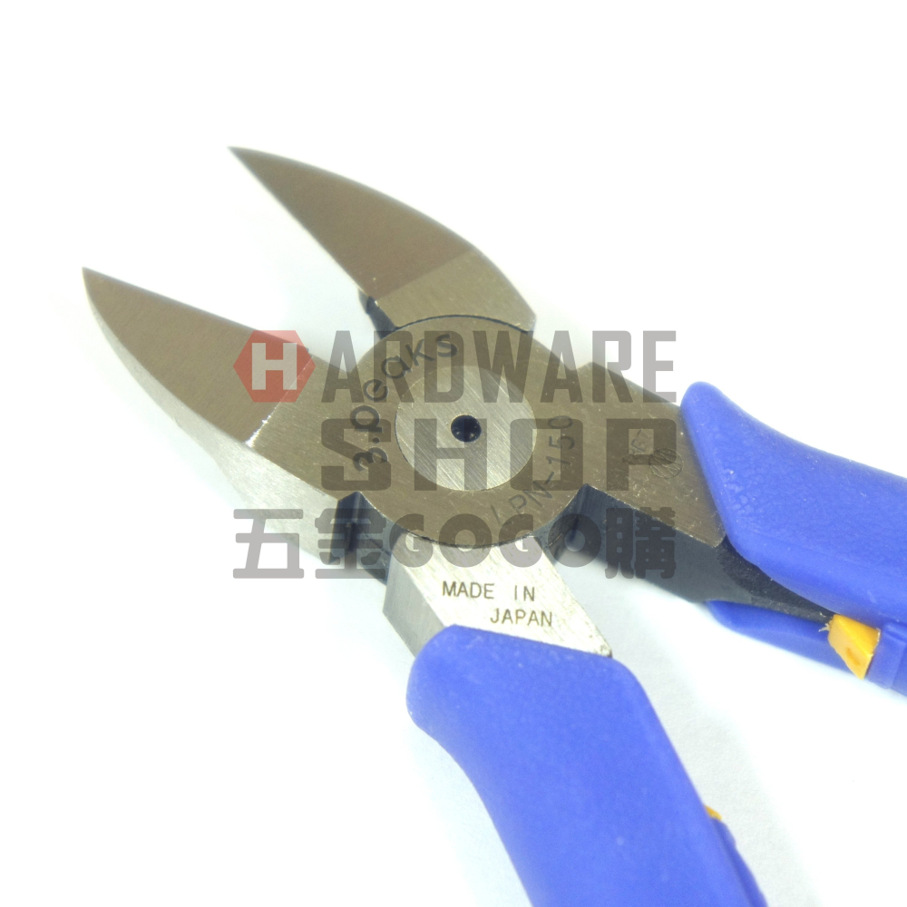 日本 3.PEAKS LPN-150S 小山 塑膠 斜口鉗 6＂ 150 m/m LPN150S-細節圖3