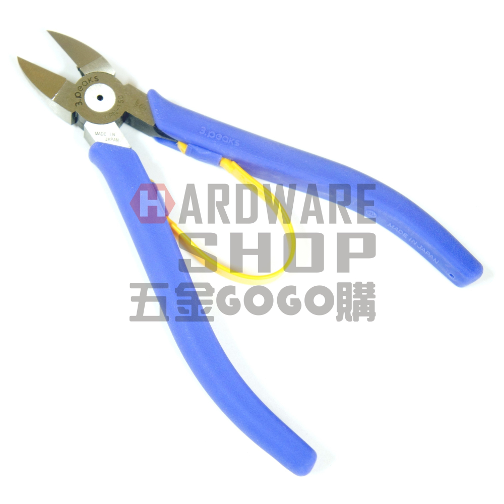 日本 3.PEAKS LPN-150S 小山 塑膠 斜口鉗 6＂ 150 m/m LPN150S-細節圖6